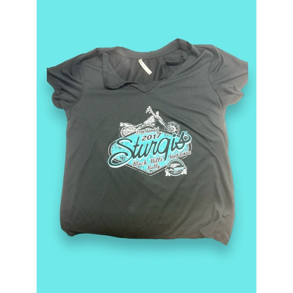 Sturgis 77th Annual 2017 Black Hills South Dakota Rally Women’s Medium T-Shirt
